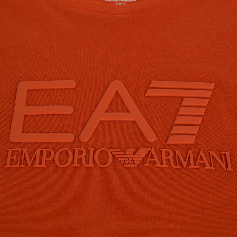 Мъжки EA7 Emporio Armani Visibility Cotton Crew Тениска с чай от ройбос 3
