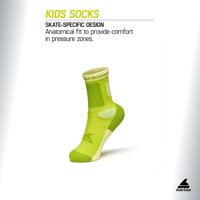 Детски чорапи Rollerblade Kids green 2
