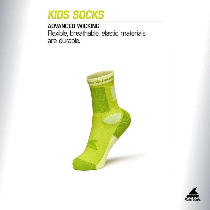 Детски чорапи Rollerblade Kids green 3