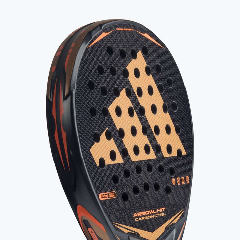 Ракета за падел adidas Arrow Hit Carbon CTRL anthracite/orange 5