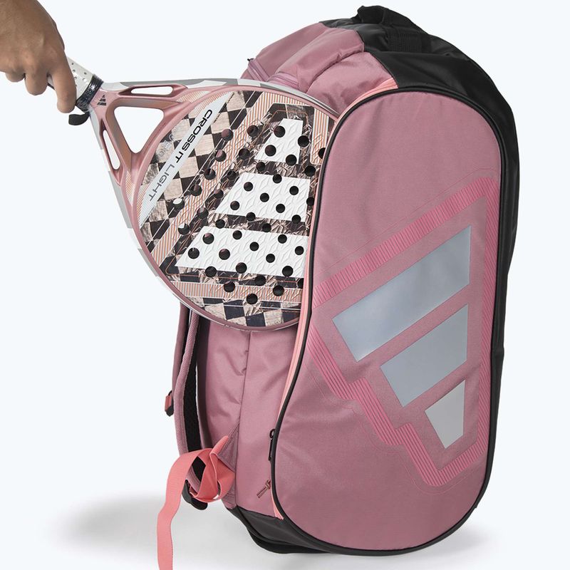 Чанта за падел adidas Pro Tour Racket Bag 2026 70 l pink/black 6