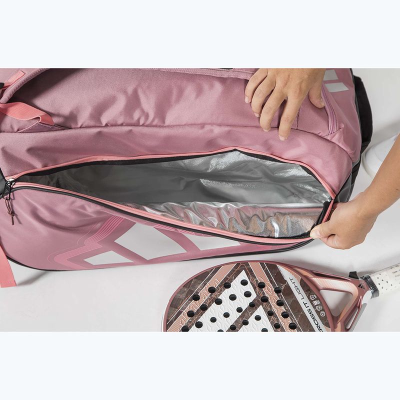 Чанта за падел adidas Pro Tour Racket Bag 2026 70 l pink/black 8