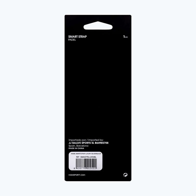 Каишка за китка NOX Luxury Smartstrap silver/black 2