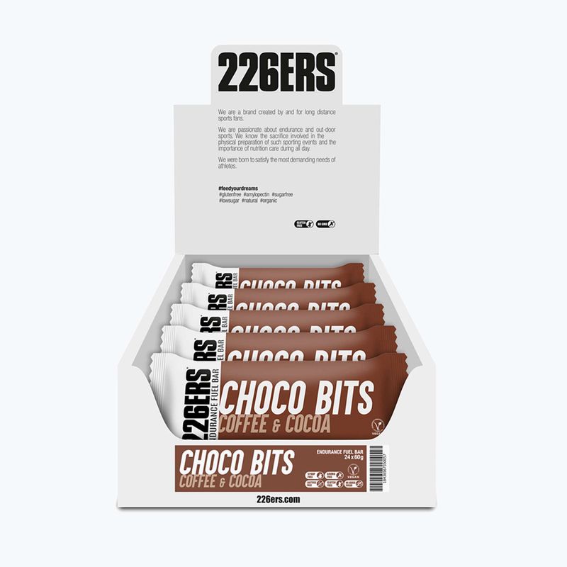 Енергийно барче 226ERS Endurance Bar Choco Bits 60 g кафе с шоколад 2