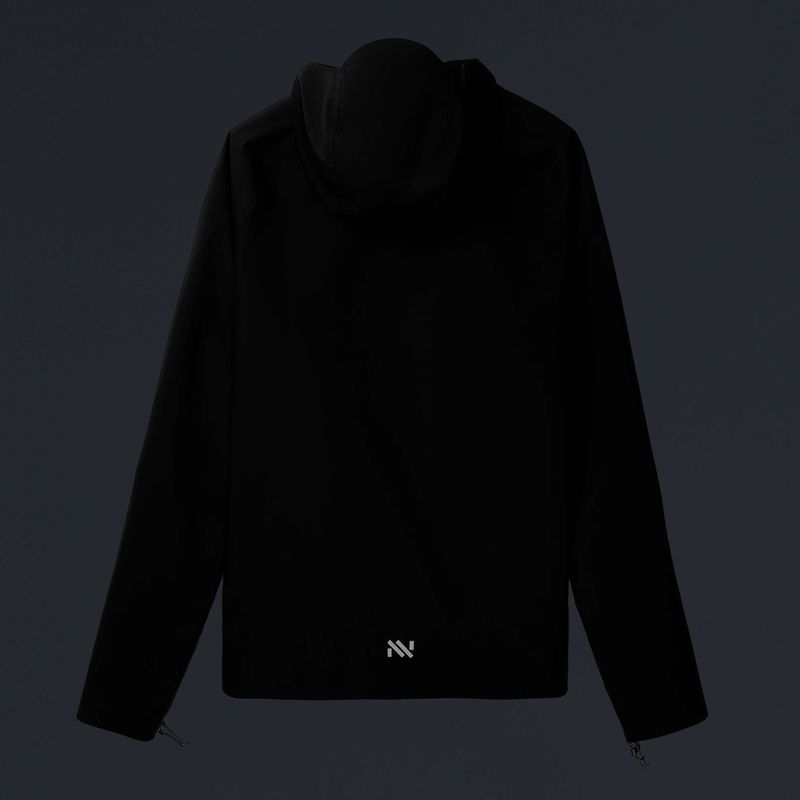Дамско яке за бягане NNormal Trail Rain black 10