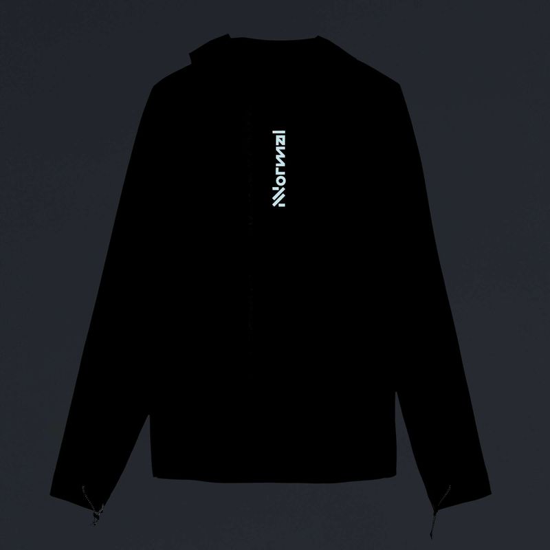Дамско яке за бягане NNormal Trail Rain black 11