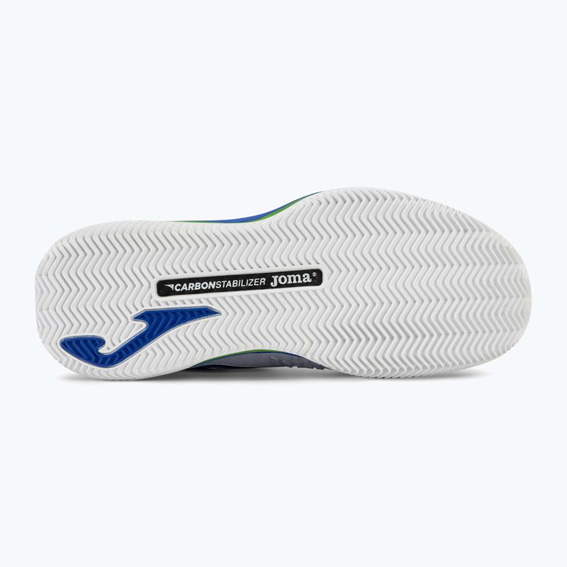 Joma Ace Padel мъжки обувки за падел бяло/синьо 4