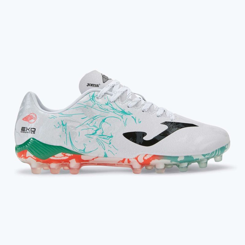 Мъжки футболни обувки Supercopa AG white/turquoise 2