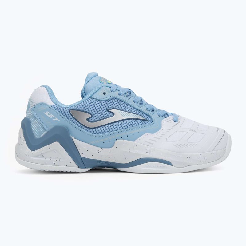 Дамски обувки за тенис Joma Set Lady C white/royal 2