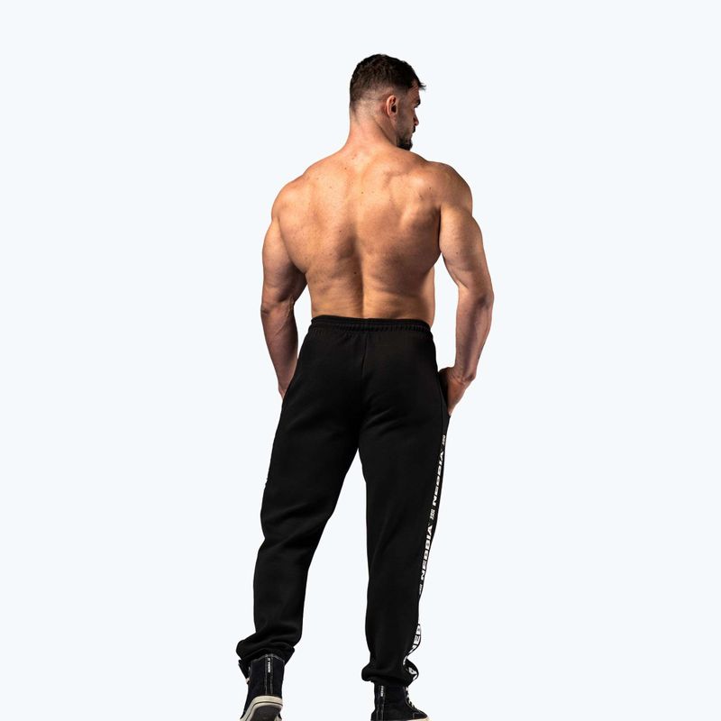 Мъжки панталони за тренировка NEBBIA Hero black 4