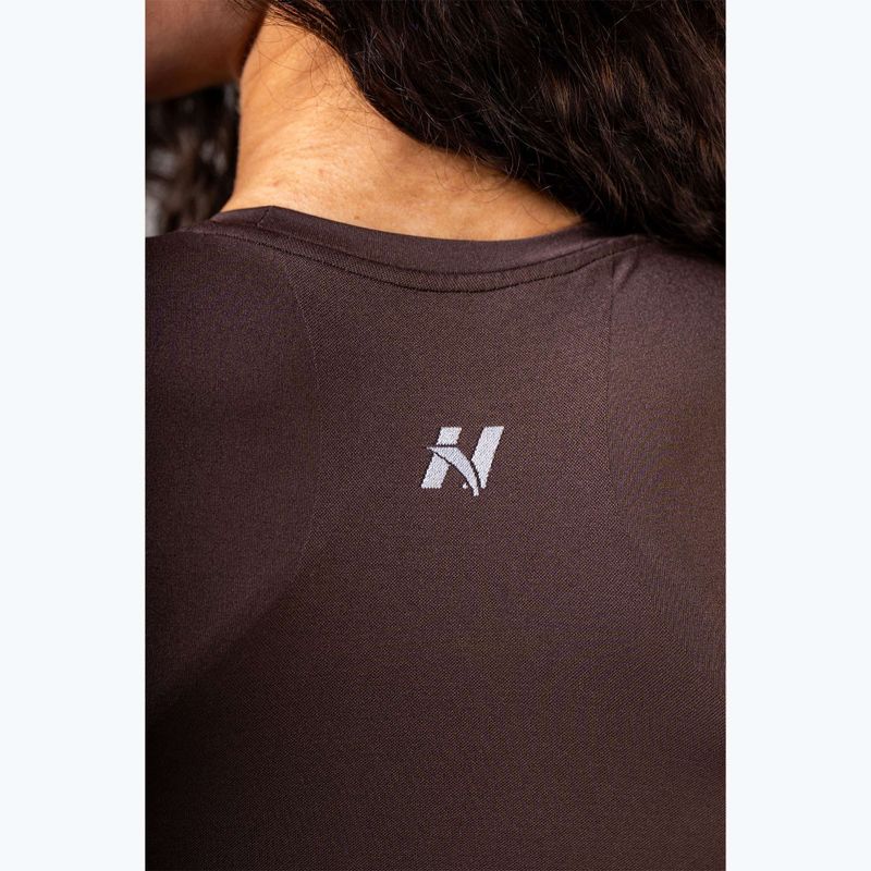 Дамски тренировъчен топ  NEBBIA Power dark brown 5