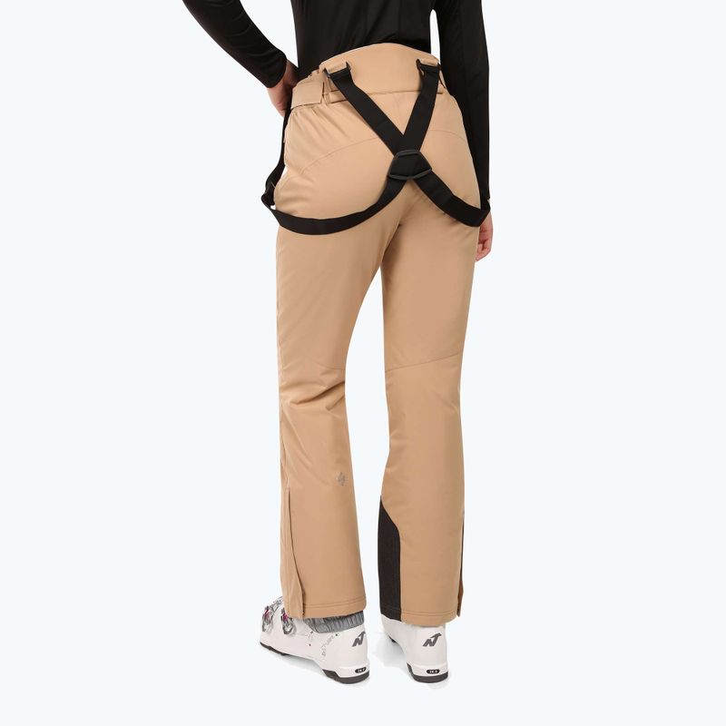 Дамски скиорски панталони Kilpi Elare beige 2