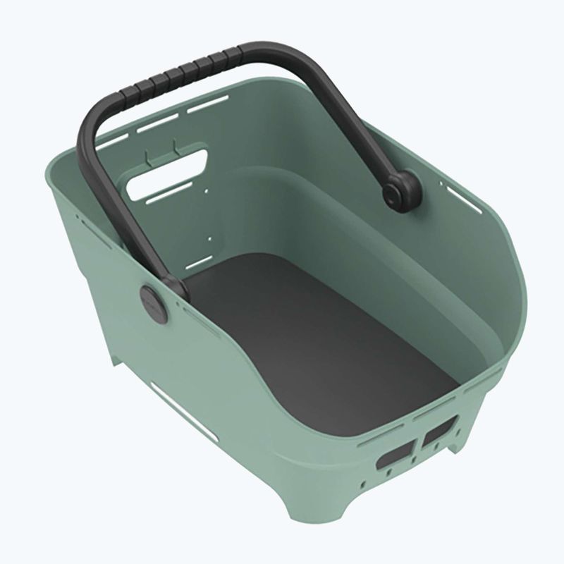 Задна велосипедна кошница Basil Cento Neo MIK silvergreen 2
