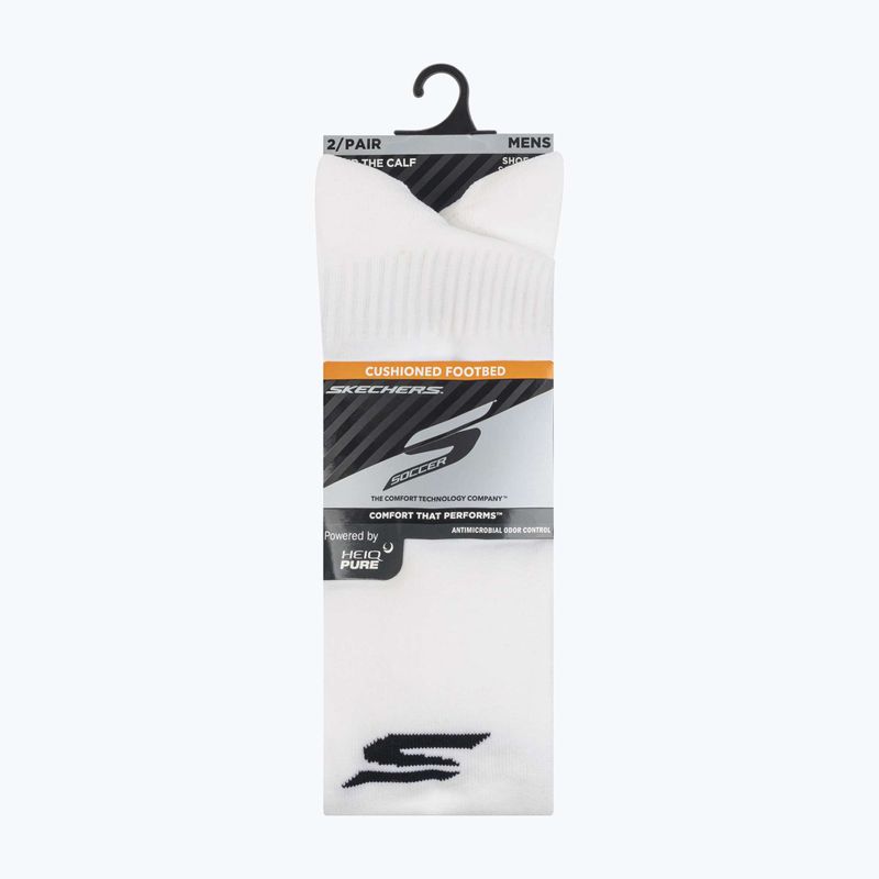 Мъжки чорапи SKECHERS 1/2 Terry Over The Knee 2 чифта white traditional 6