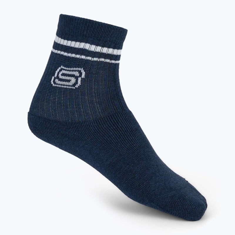 Детски чорапи SKECHERS Full Terry Low Crew 3 чифта white/blue 4