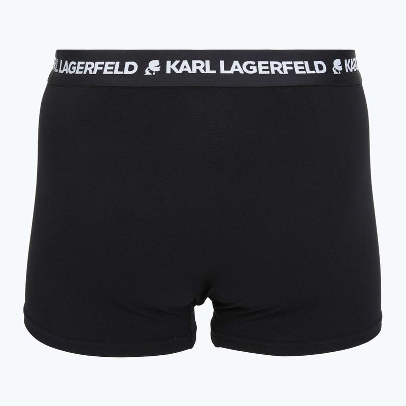 Мъжки боксерки KARL LAGERFELD Logo Trunk 3 чифта black 3