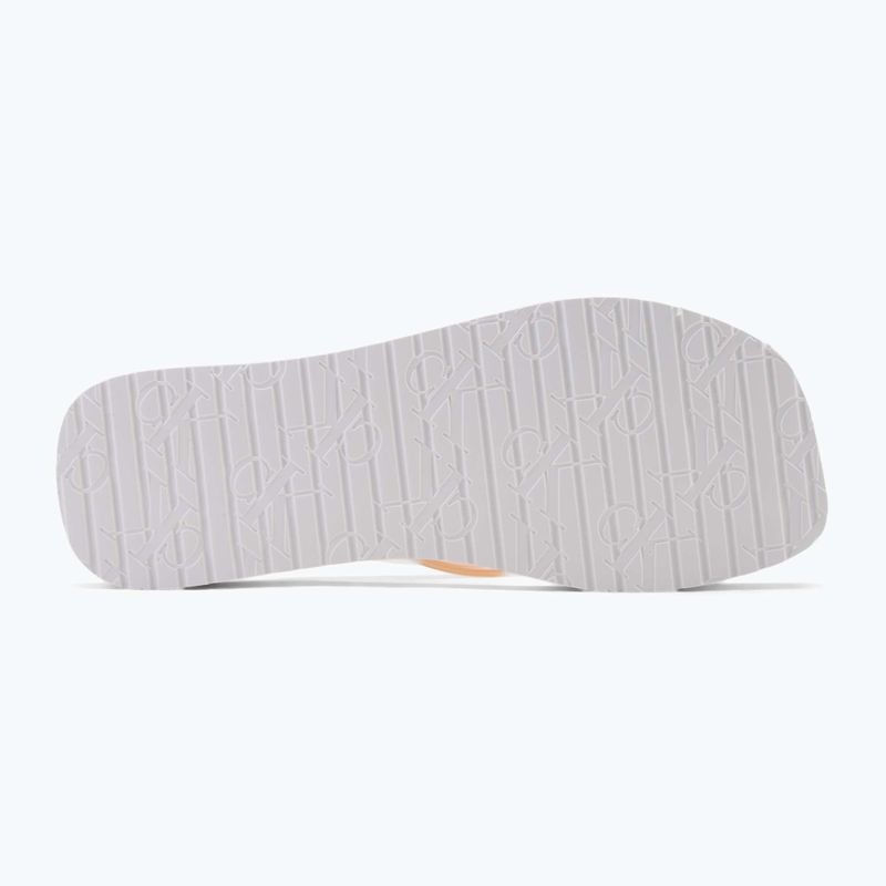 Calvin Klein дамски джапанки YW0YW01720 Thong+ Tpu Metallic whisper pink/bright white 4