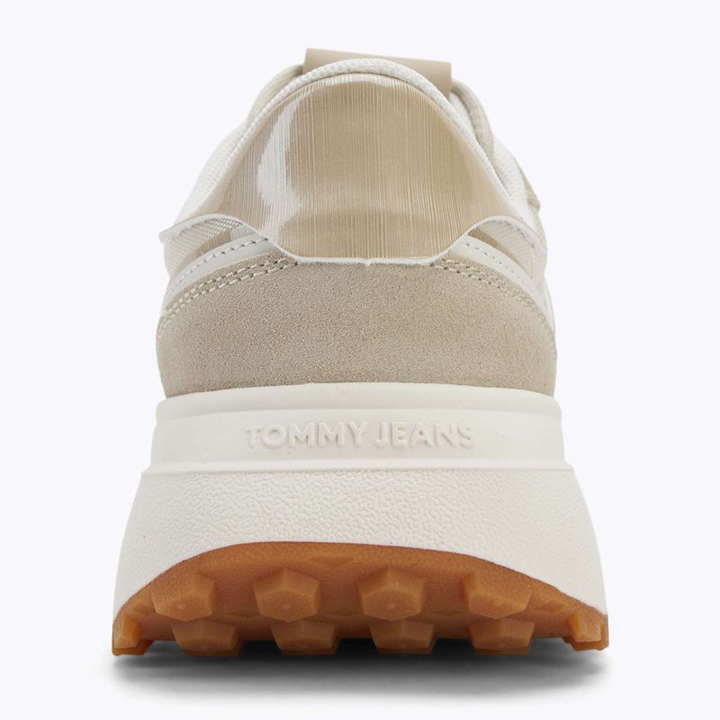 Дамски обувки Tommy Jeans Cleated Runner white clay 6