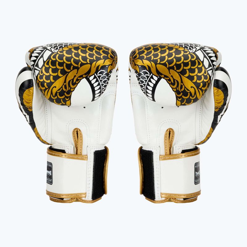 Боксови ръкавици Twins Special Fancy FBGVL3-52 white/gold 3