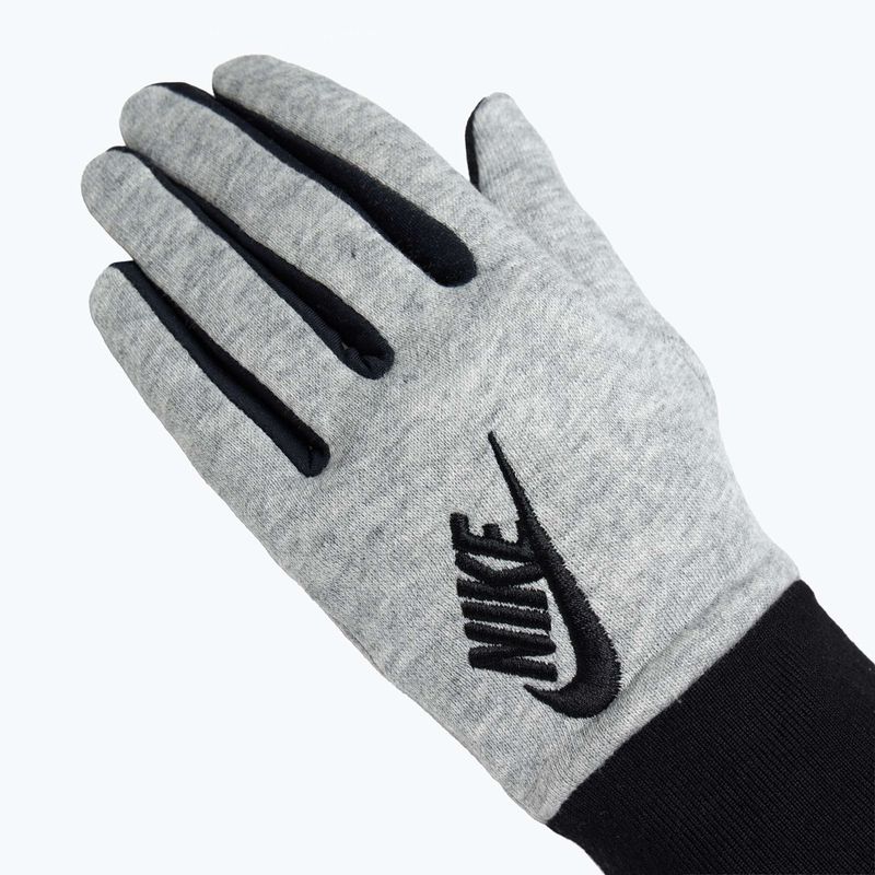 Дамски ръкавици за бягане Nike Club Fleece grey heather/black/black 4