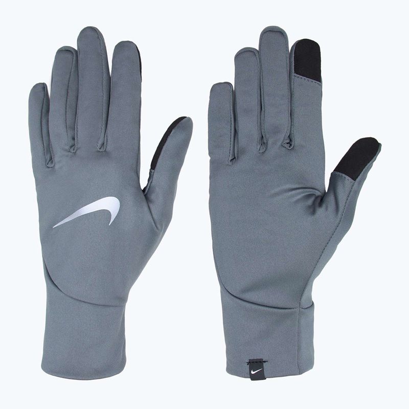 Мъжки ръкавици за бягане Nike Pacer Lightweight RG smoke grey/smoke grey/silver