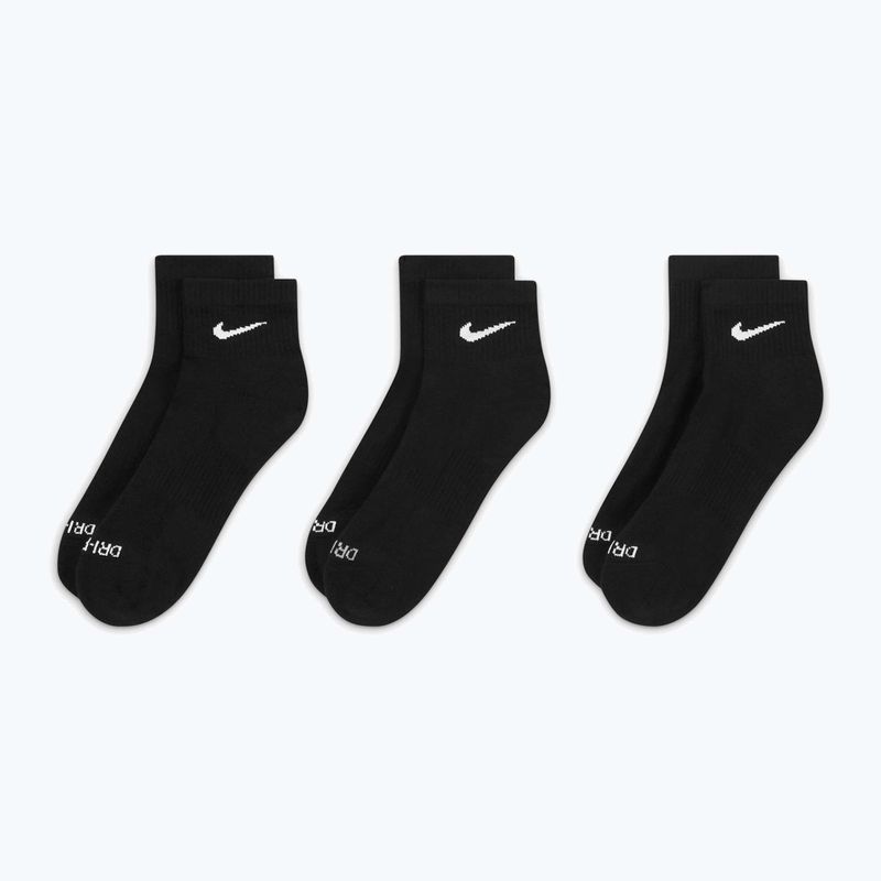 Чорапи Nike Everyday Plus Cushioned Ankle 3 чифта black/white 3