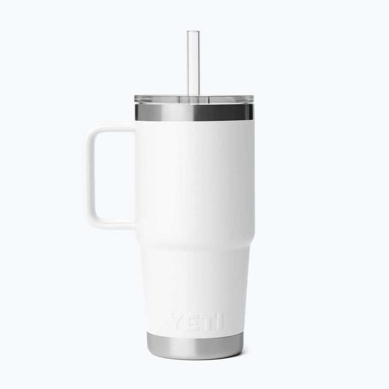 Термо чаша YETI Rambler Straw 739 ml white 2