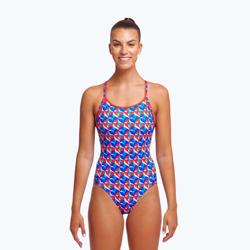 Дамски бански от една част Funkita Diamond Back One Piece out foxed 2
