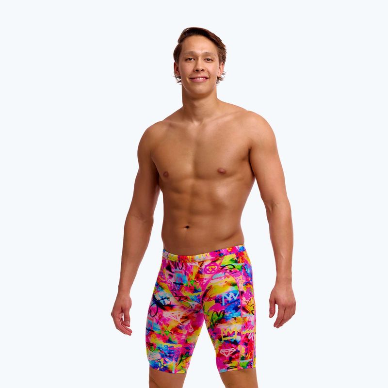 Мъжки плувни шорти тип клин Funky Trunks Training Jammers tag her