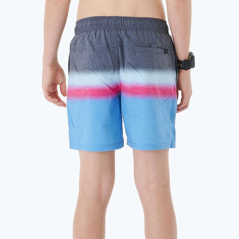 Rip Curl Surf Revival Volley 90 детски къси панталони синьо-сиво 027BBO 3