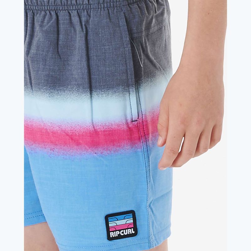 Rip Curl Surf Revival Volley 90 детски къси панталони синьо-сиво 027BBO 6