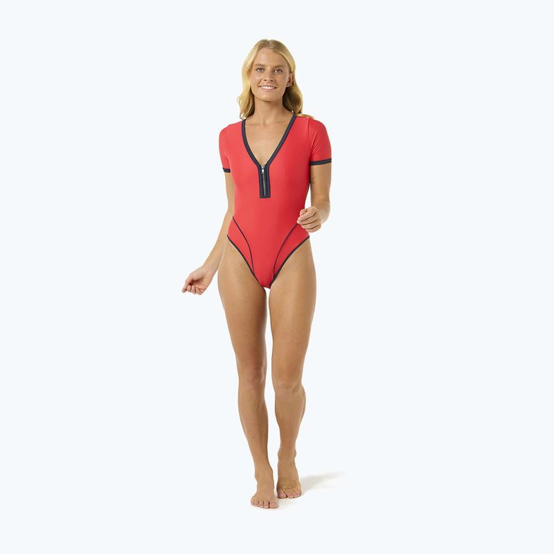 Дамски сърф костюм Rip Curl Bomba Cheeky червен 2