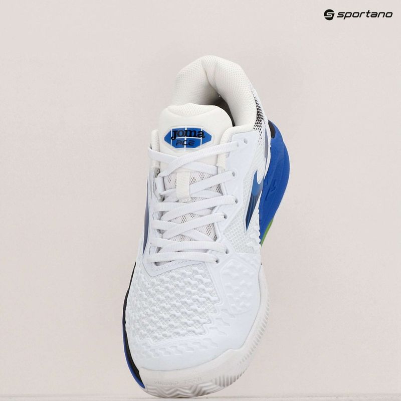 Joma Ace Padel мъжки обувки за падел бяло/синьо 9