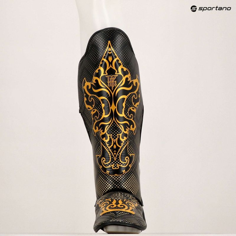 Протектори за подбедрици и стъпала Top King Kanok black 9