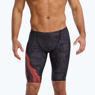 Мъжки шорти за плуване тип клин Tyr Durafast Elite Firestorm metalic fire