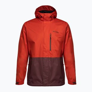Мъжко дъждобранно яке Columbia Hikebound червено 1988621839