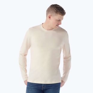 Мъжка блуза с дълъг ръкав за трекинг Smartwool Perfect Crew almond