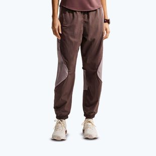 Дамски панталони за бягане Nike Swift UV Repel Mid-Rise tatoo/light violet ore