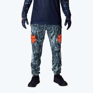Мъжки панталони за колоездене Fox Racing Ranger Image Print arctic blue