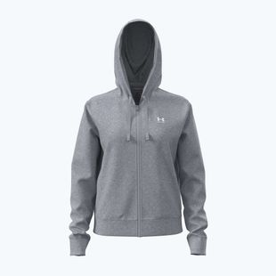 Дамски суитшърт Under Armour Sport Terry FZ mod grey light heather/white