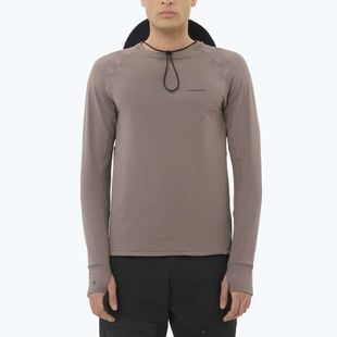 Мъжки суитшърт Salomon Essential Lightwarm CN iron