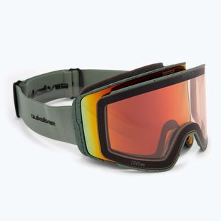 Мъжка маска за сноуборд Quiksilver Storm MG dark ivy/clux ml red