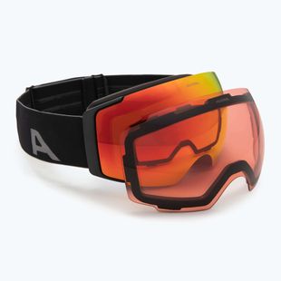Скиорски очила Alpina Falera Mag Q-Lite black matt/red/pink