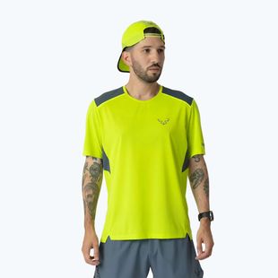 Мъжка тениска за бягане DYNAFIT Sky ultra yellow