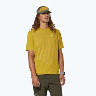 Мъжка тениска Salewa Pedroc Tech Dry olive oil