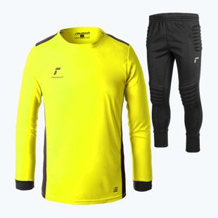 Детски вратарски комплект Reusch Match Set Junior safety yellow/black