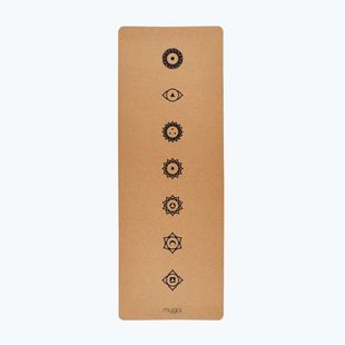Постелка за йога Myga Chakra XL 6 mm brown