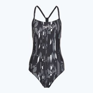 Speedo дамски бански от една част Allover Rippleback black