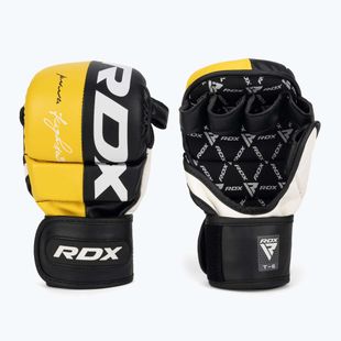 RDX Граплинг ръкавици REX T6 Plus жълти