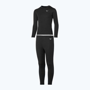 Детски комплект термобельо Mizuno Mid Top&Bottom black